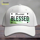 Blessed Tennessee Novelty License Plate Hat Cotton / White