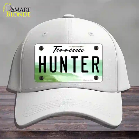 Hunter Tennessee Novelty License Plate Hat Cotton / White