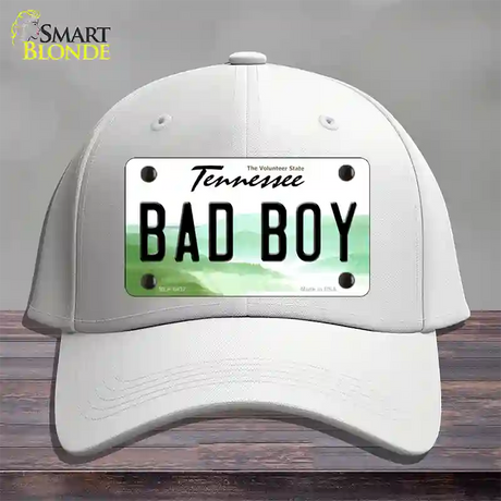 Bad Boy Tennessee Novelty License Plate Hat Cotton / White