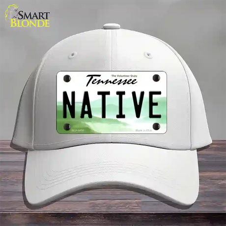 Native Tennessee Novelty License Plate Hat Cotton / White