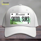 Skool Suks Tennessee Novelty License Plate Hat Cotton / White