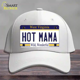 Hot Mama West Virginia Novelty License Plate Hat Cotton / White