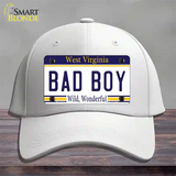 Bad Boy West Virginia Novelty License Plate Hat Cotton / White