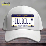 Hillbilly West Virginia Novelty License Plate Hat Cotton / White