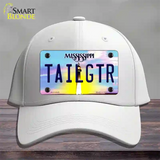 Tailgtr Mississippi Novelty License Plate Hat Cotton / White