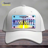 Mississippi Novelty License Plate Hat Cotton / White