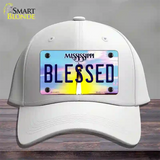 Blessed Mississippi Novelty License Plate Hat Cotton / White