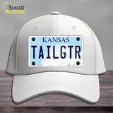 Tailgtr Kansas Novelty License Plate Hat Cotton / White