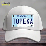 Topeka Kansas Novelty License Plate Hat Cotton / White