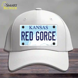 Red Gorge Kansas Novelty License Plate Hat Cotton / White