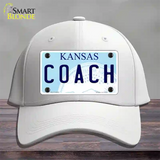 Coach Kansas Novelty License Plate Hat Cotton / White