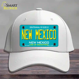 New Mexico Novelty License Plate Hat Cotton / White