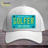 Golfer New Mexico Novelty License Plate Hat Cotton / White