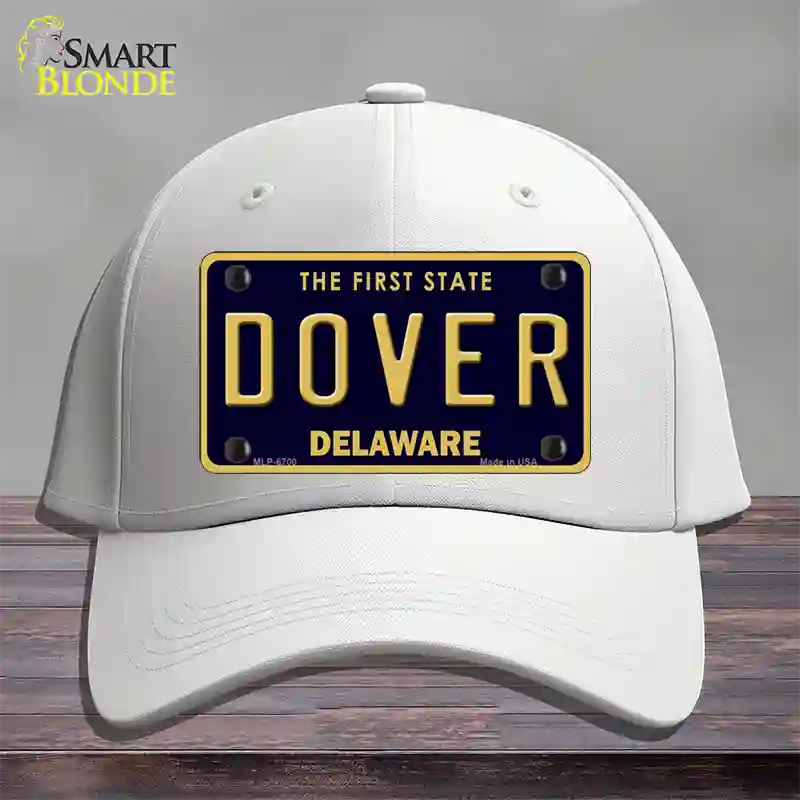 Delaware Novelty License Plate Hat Cotton / White