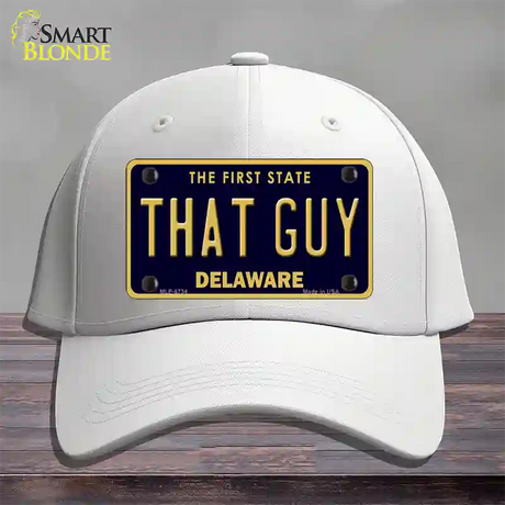 That Guy Delaware Novelty License Plate Hat Cotton / White