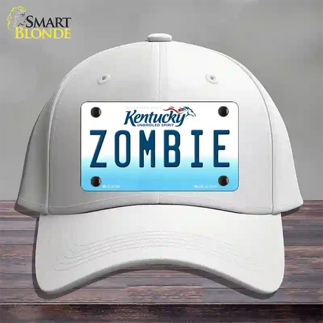 Zombie Kentucky Novelty License Plate Hat Cotton / White