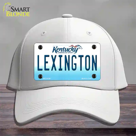 Lexington Kentucky Novelty License Plate Hat Cotton / White