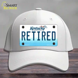 Retired Kentucky Novelty License Plate Hat Cotton / White