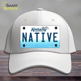 Native Kentucky Novelty License Plate Hat Cotton / White