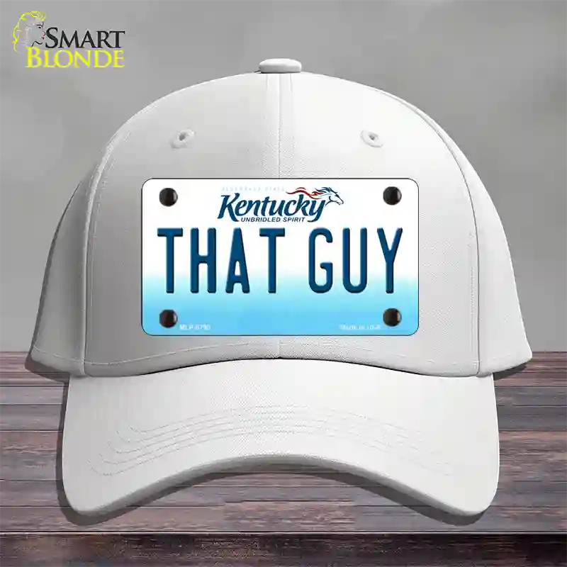 That Guy Kentucky Novelty License Plate Hat Cotton / White