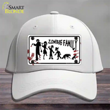 Zombie Family White Novelty License Plate Hat Cotton / White