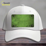 Lime Green Oil Rubbed Solid Novelty License Plate Hat Cotton / White