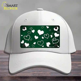 Green White Love Oil Rubbed Novelty License Plate Hat Cotton / White