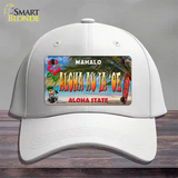 Aloha Au La oe Hawaii State Novelty License Plate Hat Cotton / White