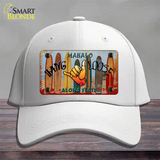 Hang Loose Surfboards Hawaii State Novelty License Plate Hat Cotton / White