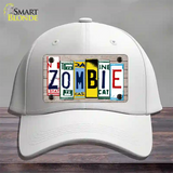 Zombie License Plate Art Wood Novelty License Plate Hat Cotton / White