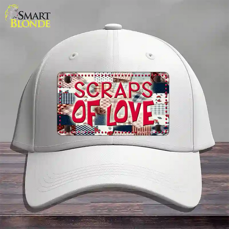 Scraps Of Love Novelty License Plate Hat Cotton / White