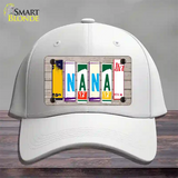 Nana Wood License Plate Art Novelty License Plate Hat Cotton / White