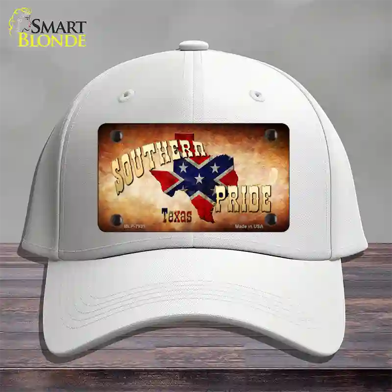 Southern Pride Texas Novelty License Plate Hat Cotton / White