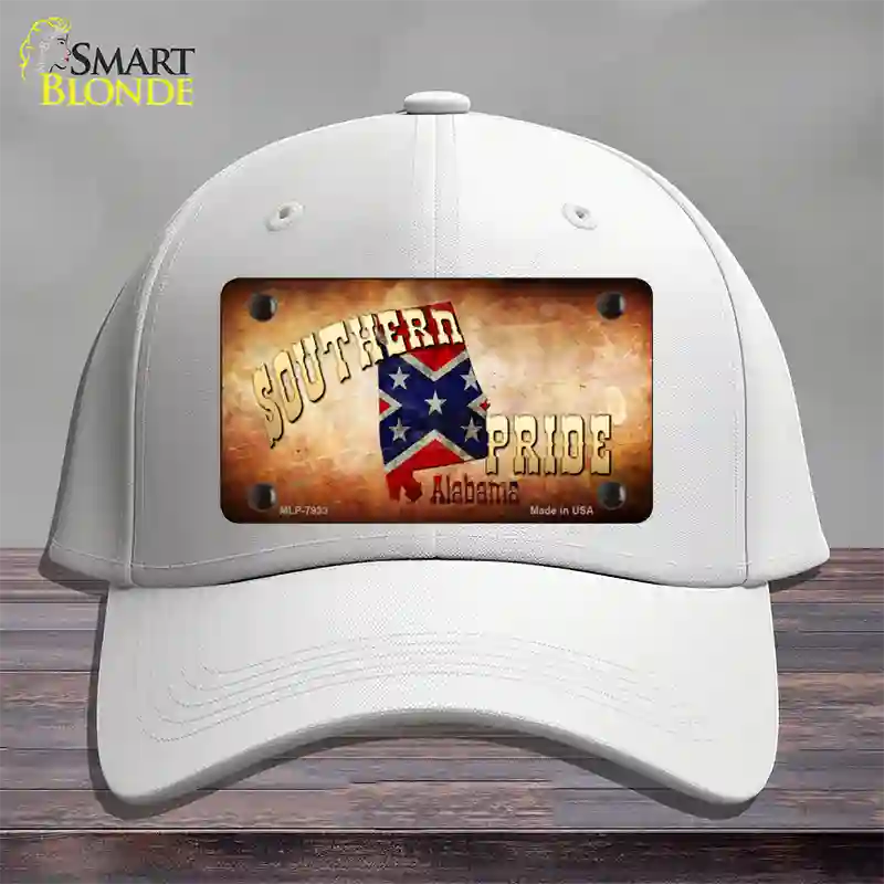 Southern Pride Alabama Novelty License Plate Hat Cotton / White