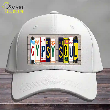 Gypsy Soul Wood License Plate Art Novelty License Plate Hat Cotton / White