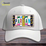 Spartans Wood License Plate Art Novelty License Plate Hat Cotton / White