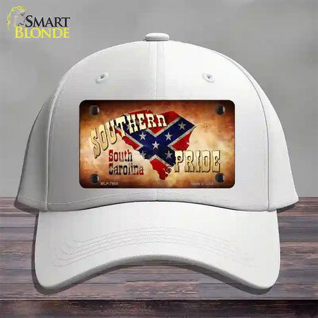 Southern Pride South Carolina Novelty License Plate Hat Cotton / White