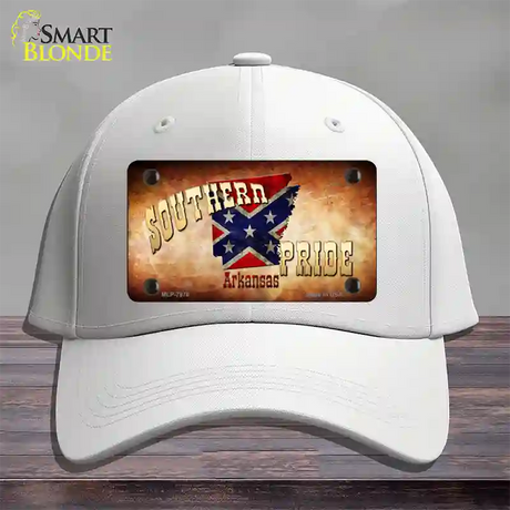 Southern Pride Arkansas Novelty License Plate Hat Cotton / White