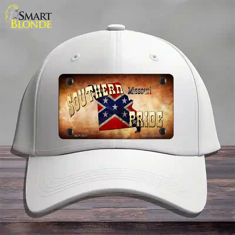 Southern Pride Missouri Novelty License Plate Hat Cotton / White