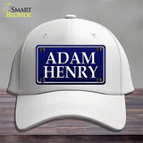 Adam Henry Novelty License Plate Hat Cotton / White