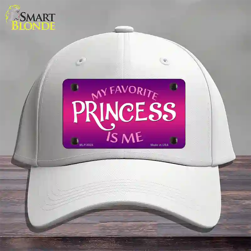 My Favorite Princess Is Me Novelty License Plate Hat Cotton / White