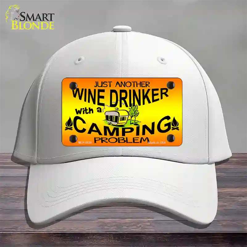 Just Another Wine Drinker Novelty License Plate Hat Cotton / White