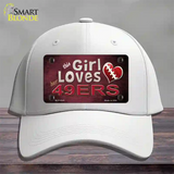 This Girl Loves Her 49ers Novelty License Plate Hat Cotton / White