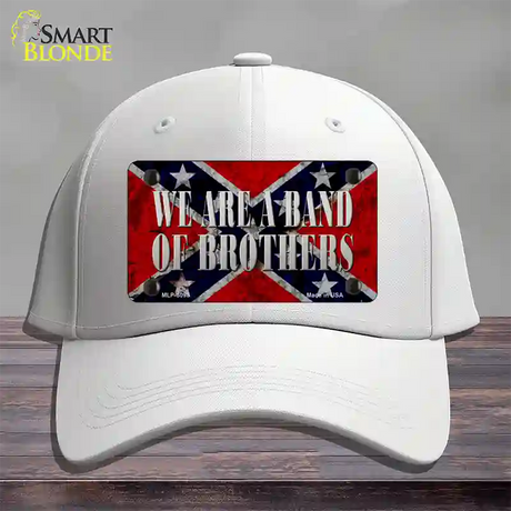 Band Of Brothers Novelty License Plate Hat Cotton / White