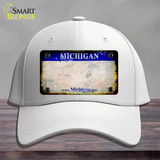 Michigan Gov Rusty Blank Novelty License Plate Hat Cotton / White