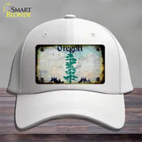 Oregon Rusty Blank Novelty License Plate Hat Cotton / White