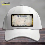 Quebec Rusty Blank Novelty License Plate Hat Cotton / White