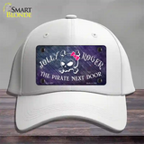 The Pirate Next Door Novelty License Plate Hat Cotton / White