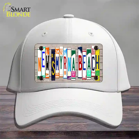 New Smyrna Beach Plate Art Novelty License Plate Hat Cotton / White