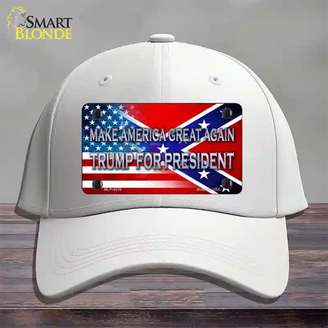 Make America Great Again Novelty License Plate Hat Cotton / White